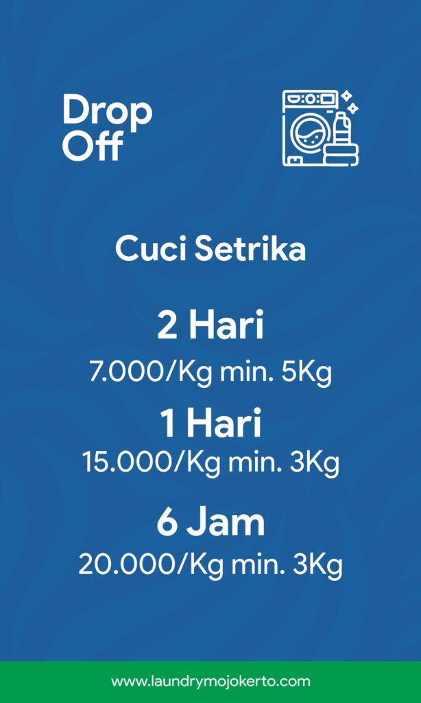 Cuci Setrika Easy Klin Laundry Mojokerto